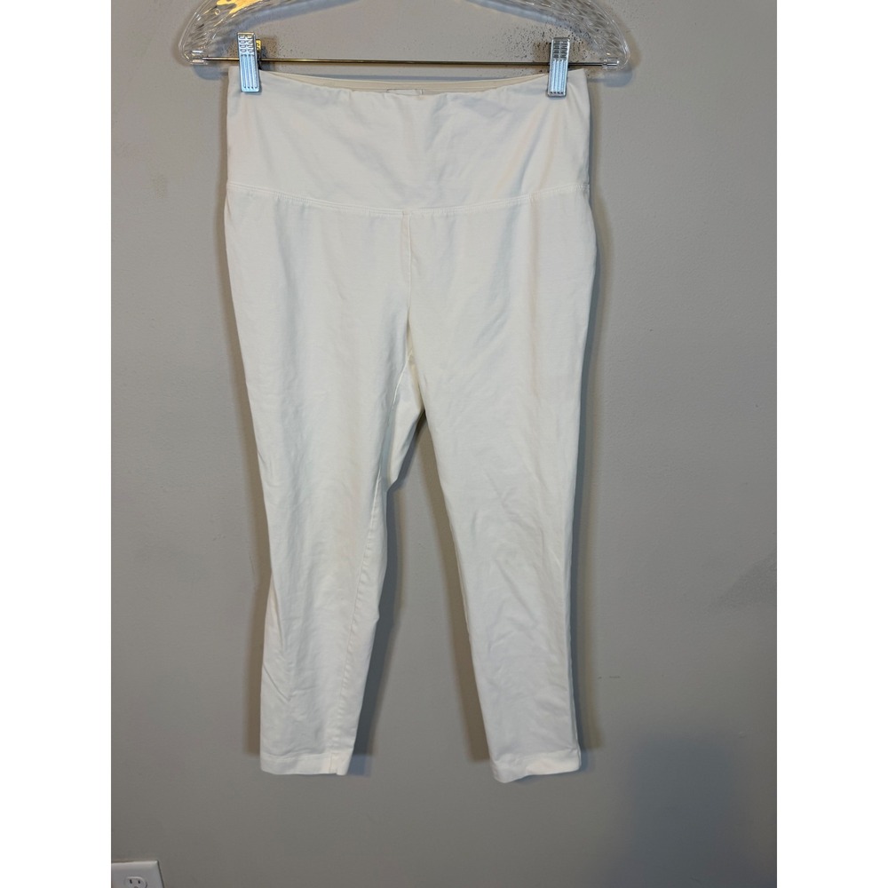 Zenergy by Chico's Womens Leggings High Rise Cotton Stretch White Size 0